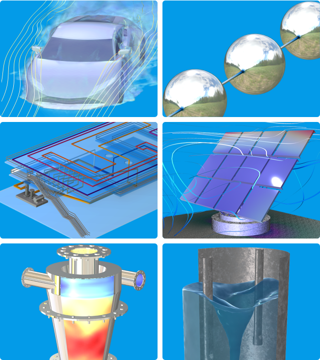 COMSOL Multiphysics proudění tekutin