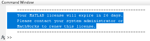 matlab command line